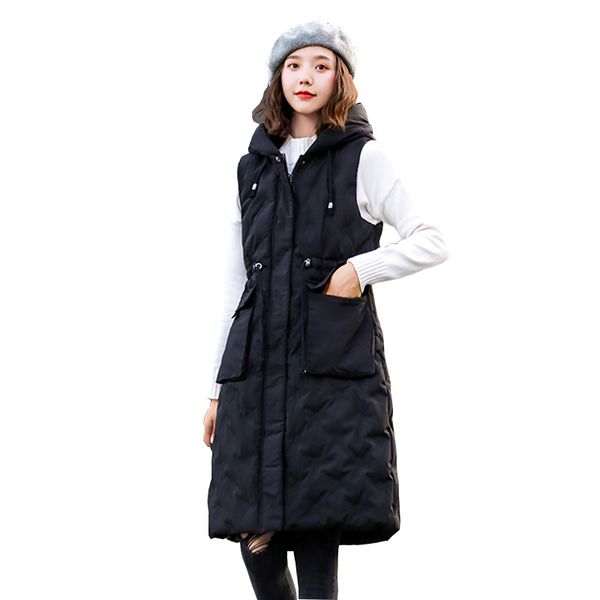 2021 new winter long sleeveless vest coats women stand collar plus size cotton padded jacket vests fashion woman waistcoat y9co, Black;white
2021 new winter long sleeveless vest coats women stand collar plus size cotton padded jacket vests fashion woman waistcoat y9co, Black;white