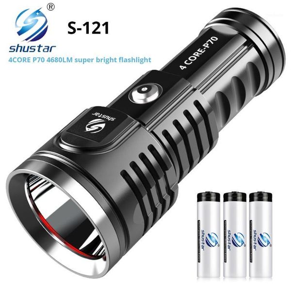 flashlights torches high power led with 4 core p70 lamp bead and touch switch, grade workmanship glare torch, ipx-6 waterproof1
flashlights torches high power led with 4 core p70 lamp bead and touch switch, grade workmanship glare torch, ipx-6 waterproof1