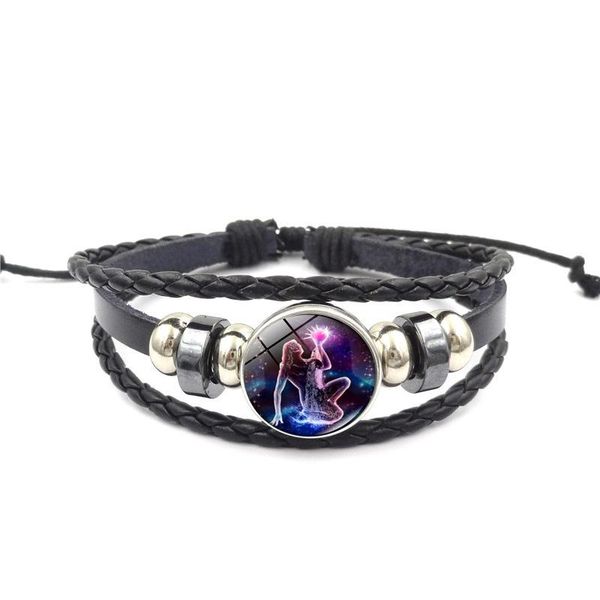 12 constellation jewelry with glass cabochon scorpio gemini zodiac signs bracelet handmade leather bracelet bangle for unisex, Golden;silver
12 constellation jewelry with glass cabochon scorpio gemini zodiac signs bracelet handmade leather bracelet bangle for unisex, Golden;silver