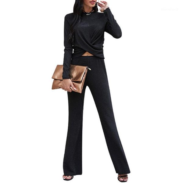 women's tracksuits vicabo elegant black women sets o-neck long sleeve crop elastic high waist full length wide leg pants two piece lady, Gray
women's tracksuits vicabo elegant black women sets o-neck long sleeve crop elastic high waist full length wide leg pants two piece lady, Gray