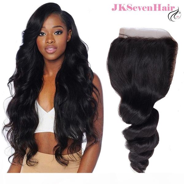 loose wave 12a grade brazilian virgin hair 4x4 inch lace closure indian malaysian peruvian part middle part three parts closure, Black
loose wave 12a grade brazilian virgin hair 4x4 inch lace closure indian malaysian peruvian part middle part three parts closure, Black