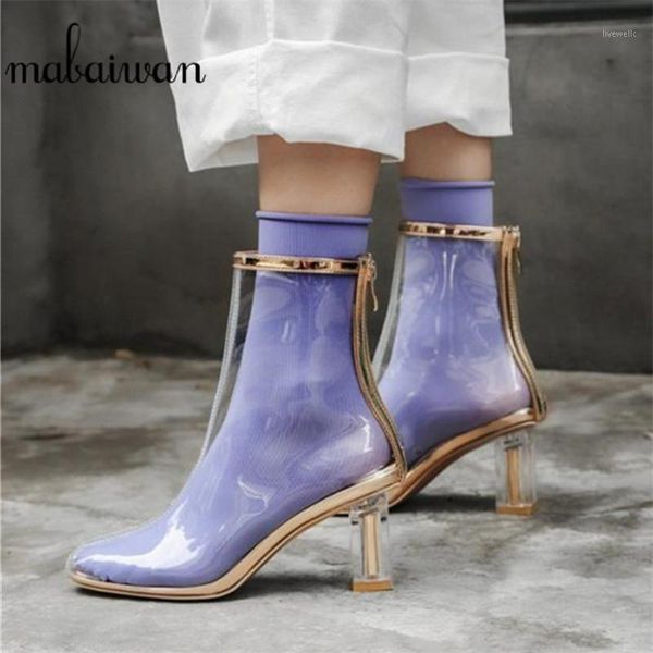 boots mabaiwan 2021 fashion women sandals thick high heels transparent ankle mujer wedding dress shoes woman sock jelly boots1, Black
boots mabaiwan 2021 fashion women sandals thick high heels transparent ankle mujer wedding dress shoes woman sock jelly boots1, Black