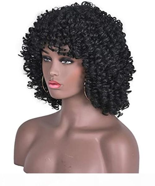 diva short afro wigs for black women black afro curly wigs with bangs mongolian kinky curly hair wig lace front 180%density, Black;brown
diva short afro wigs for black women black afro curly wigs with bangs mongolian kinky curly hair wig lace front 180%density, Black;brown