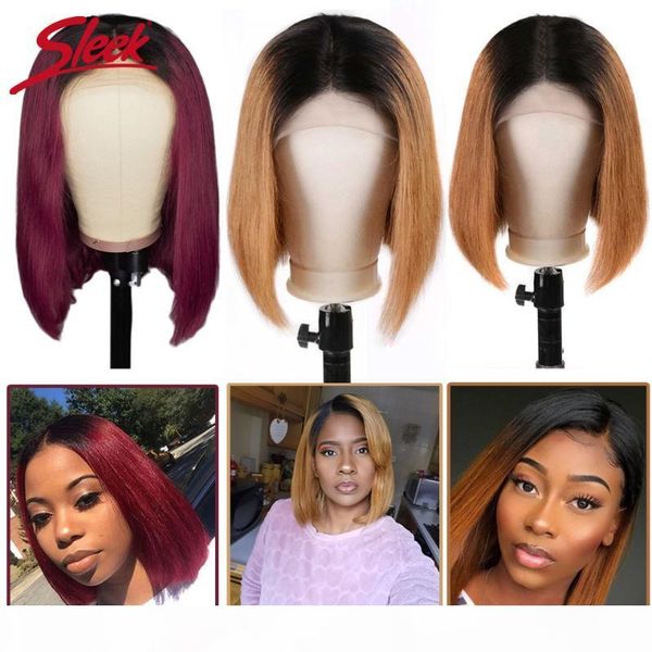 sleek short bob wig ombre t1b 99j t1b 27 t1b 30 brazilian straight lace front human hair wigs 150% pre plucked with baby hair, Black;brown
sleek short bob wig ombre t1b 99j t1b 27 t1b 30 brazilian straight lace front human hair wigs 150% pre plucked with baby hair, Black;brown
