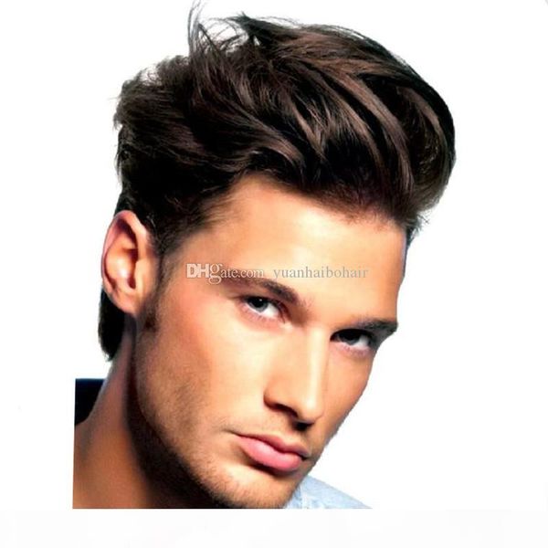 fashion 6inch short human hair for men 1b silk straight indian full thin skin base men toupee ing, Black
fashion 6inch short human hair for men 1b silk straight indian full thin skin base men toupee ing, Black