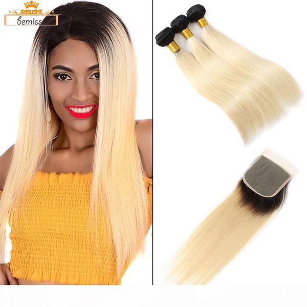 unprocessed brazilian virgin hair 3 bundles with closure 1b 613 blonde straight human hair weaves weft dhgate selet hair extensions vendor, Black
unprocessed brazilian virgin hair 3 bundles with closure 1b 613 blonde straight human hair weaves weft dhgate selet hair extensions vendor, Black