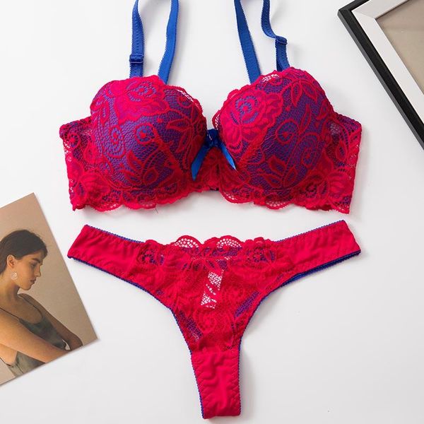 bras sets brassiere set lace bra solid crop comfortable underwear female for women push up lingerie g-string, Red;black
bras sets brassiere set lace bra solid crop comfortable underwear female for women push up lingerie g-string, Red;black