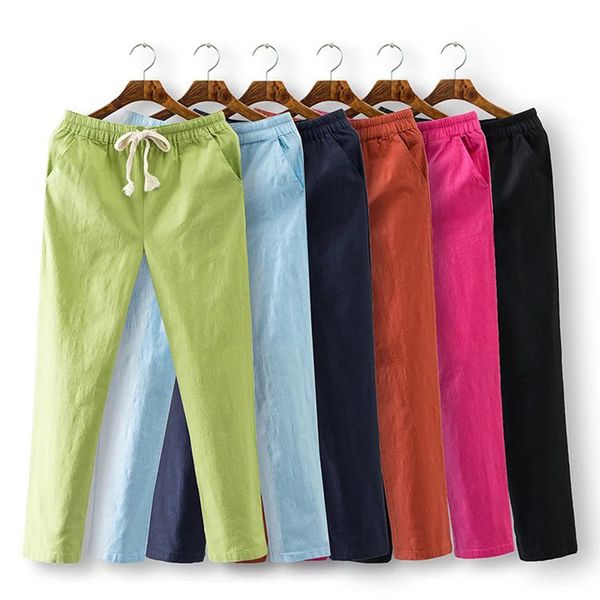 xl - 4xl plus size 2020 fashion summer skinny women candy colors loose ankel length cotton linen pocket elastic waist trousers 1017, Black;white
xl - 4xl plus size 2020 fashion summer skinny women candy colors loose ankel length cotton linen pocket elastic waist trousers 1017, Black;white
