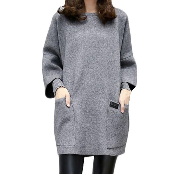 women autumn fashion o neck mini dress winter warm fake two piece long sleeve pocket pure color ladies casual dresses y4, Black;gray
women autumn fashion o neck mini dress winter warm fake two piece long sleeve pocket pure color ladies casual dresses y4, Black;gray