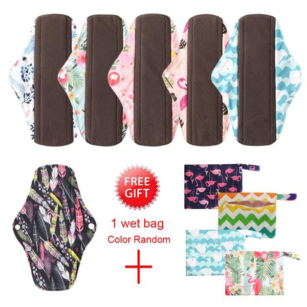 ohbabyka women washable panty liner menstrual sanitary maternity pads bamboo fiber organic reusable overnight cloth pads 7pcs/se, Black;pink
ohbabyka women washable panty liner menstrual sanitary maternity pads bamboo fiber organic reusable overnight cloth pads 7pcs/se, Black;pink
