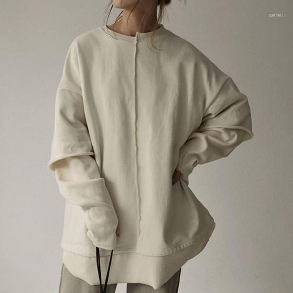 hoodie long sleeve mid-length micro-elastic no collar pullover loose model single type suit to spring fall1, White;black
hoodie long sleeve mid-length micro-elastic no collar pullover loose model single type suit to spring fall1, White;black