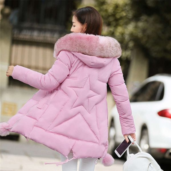 materni women's new 2019a cape et medium length slim and thick korean cotton padded cloth, White
materni women's new 2019a cape et medium length slim and thick korean cotton padded cloth, White