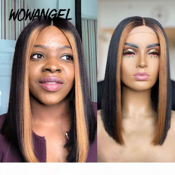 wowangel13x6 straight lace front human hair wigs brazilian remy highlight blonde ombre short bob bleached knots for black women, Black;brown
wowangel13x6 straight lace front human hair wigs brazilian remy highlight blonde ombre short bob bleached knots for black women, Black;brown