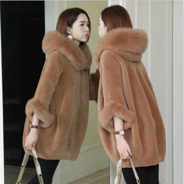 large size fur collar fur coat women winter 2020 new winter women jacket long slim thickeing warm cashmere coat woman1, Black
large size fur collar fur coat women winter 2020 new winter women jacket long slim thickeing warm cashmere coat woman1, Black
