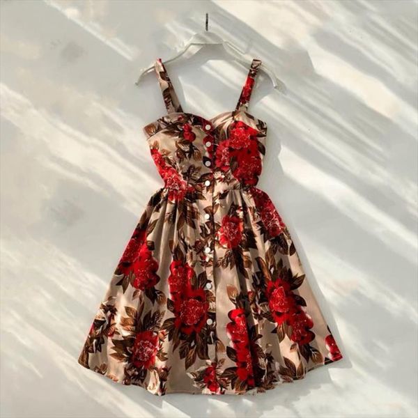 2020 new coming summer women spaghetti strap print floral sleeveless empire beach dresses high street style drop shipping, Black;gray
2020 new coming summer women spaghetti strap print floral sleeveless empire beach dresses high street style drop shipping, Black;gray