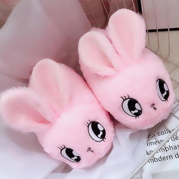 women slippers rabbit cute ladies winter cartoon animal fur plush home footwear female slip on warm shoes casual couple slipper #9g19, Black
women slippers rabbit cute ladies winter cartoon animal fur plush home footwear female slip on warm shoes casual couple slipper #9g19, Black
