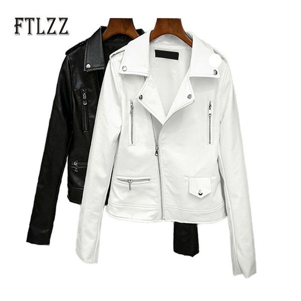 new women biker leather jacket 2020 ladies street spring autumn zipper white punk outwear female moto faux leather coats, Black
new women biker leather jacket 2020 ladies street spring autumn zipper white punk outwear female moto faux leather coats, Black