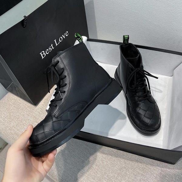 lady boots women's low shoes flat heel winter footwear boots-women luxury designer lace up round toe ankle rock rubber 2021, Black
lady boots women's low shoes flat heel winter footwear boots-women luxury designer lace up round toe ankle rock rubber 2021, Black