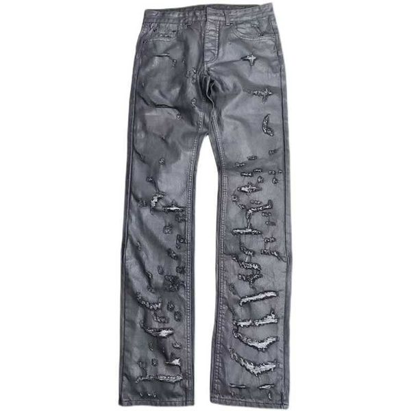 men's jeans black big damage glue brushing dh home04 waxing coating archive high street gd same straight jeans men, Blue
men's jeans black big damage glue brushing dh home04 waxing coating archive high street gd same straight jeans men, Blue