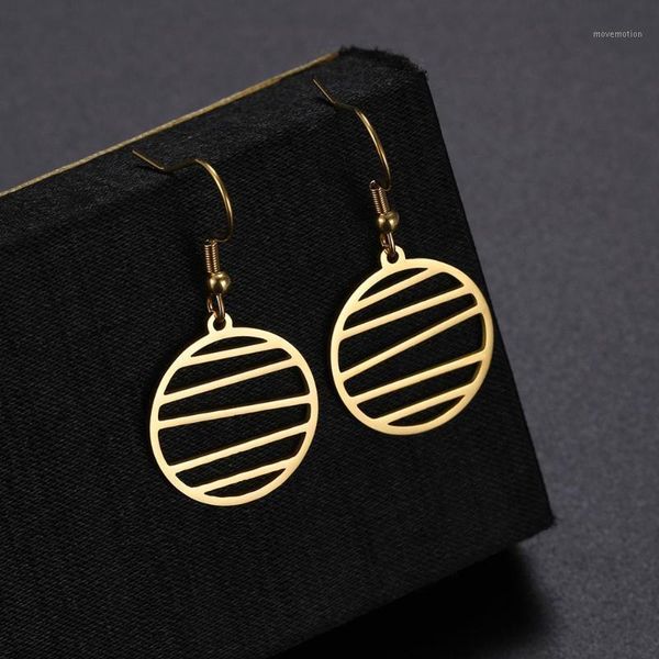 my shape dangle earring geometric lines stainless steel drop earrings for women round pendant dangle earring gold color jewelry1, Silver
my shape dangle earring geometric lines stainless steel drop earrings for women round pendant dangle earring gold color jewelry1, Silver