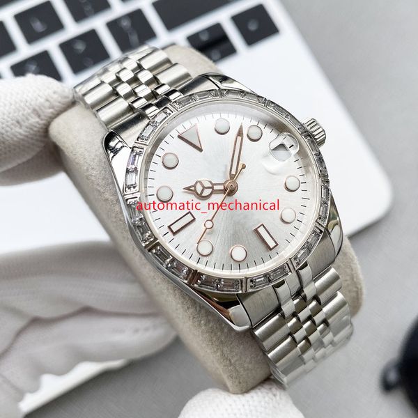multiple styles lady watch 31mm diamond bezel stainless steel jubilee automatic mechanica sapphire womens wristwatches ar292, Slivery;brown
multiple styles lady watch 31mm diamond bezel stainless steel jubilee automatic mechanica sapphire womens wristwatches ar292, Slivery;brown