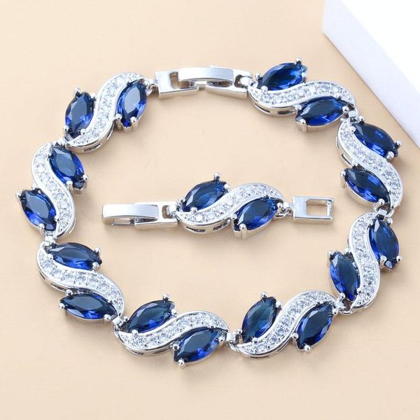 link, chain trendy 2021 cubic zirconia wedding jewelry silver color charm crystal bracelet bangles for women accessories, Black
link, chain trendy 2021 cubic zirconia wedding jewelry silver color charm crystal bracelet bangles for women accessories, Black