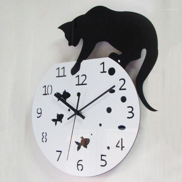 wall clocks naughty cat acrylic clock hanging modern home decor watch sticker for nordic decoration1
wall clocks naughty cat acrylic clock hanging modern home decor watch sticker for nordic decoration1