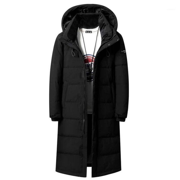 2020 winter 90% white duck down men and women hooded fashion long thicken warm down coat black overcoat parka1
2020 winter 90% white duck down men and women hooded fashion long thicken warm down coat black overcoat parka1