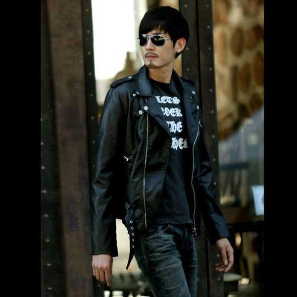 locomotive pu jacket men brand clothing men's leather outwear retro veste homme coat chaqueta england fashion slim jacket xxl, Black;brown
locomotive pu jacket men brand clothing men's leather outwear retro veste homme coat chaqueta england fashion slim jacket xxl, Black;brown