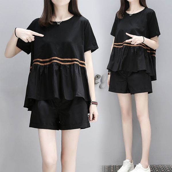 casual of black female sweaters two summer fashion outfits tracksuits and women's shorts will see suit smto, White
casual of black female sweaters two summer fashion outfits tracksuits and women's shorts will see suit smto, White