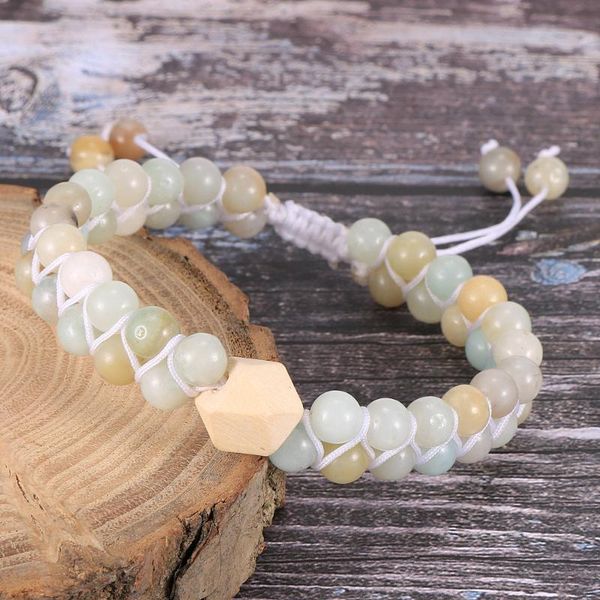 charm bracelets boho double layer hand-woven 6mm amazons stone wood bead wrap bangles for women girls natural jewelry, Golden;silver
charm bracelets boho double layer hand-woven 6mm amazons stone wood bead wrap bangles for women girls natural jewelry, Golden;silver