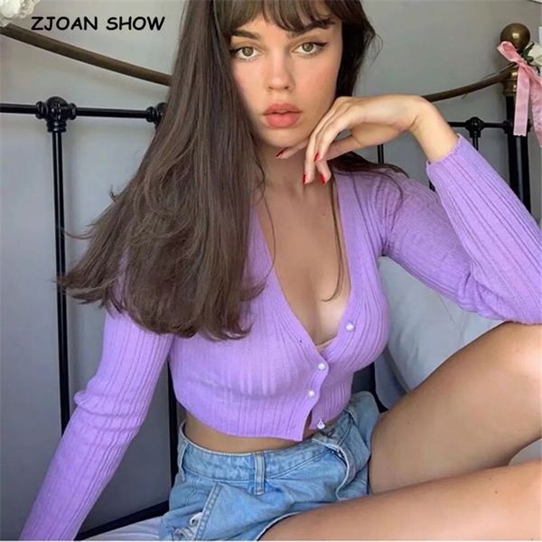 2019 women knitted pearl buttons cropped cardigan sweater vintage v neck exposed navel short knitwear long sleeve jumper c1030, Black
2019 women knitted pearl buttons cropped cardigan sweater vintage v neck exposed navel short knitwear long sleeve jumper c1030, Black