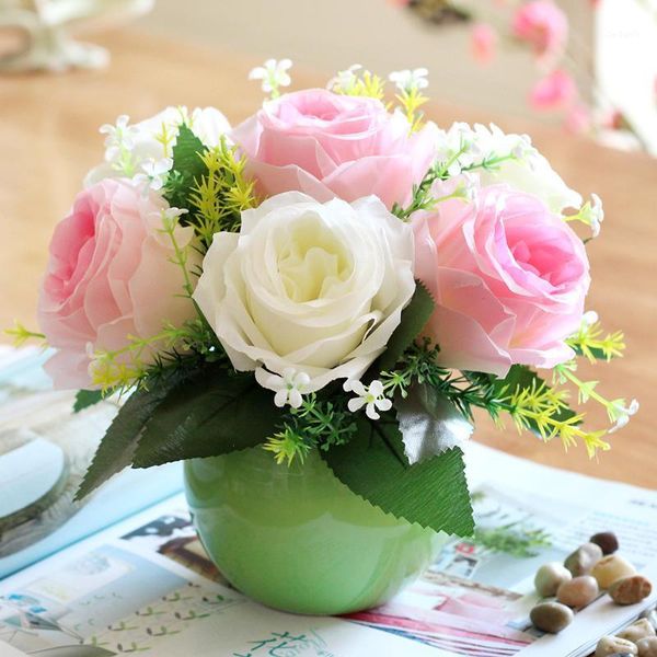 creative simulation potted plant artificial silk rose flower small bonsai ceramic bottle vase flowerpot set wedding decor1
creative simulation potted plant artificial silk rose flower small bonsai ceramic bottle vase flowerpot set wedding decor1