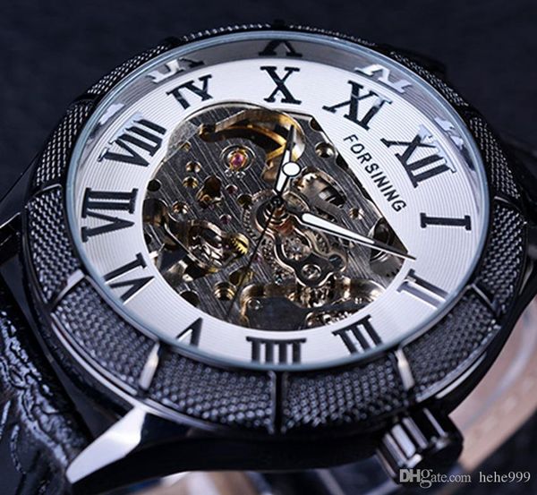 2020 new forsining skeleton watch transparent roman number watches men luxury mechanical men big face watch steampunk wristwatches, Slivery;brown 
2020 new forsining skeleton watch transparent roman number watches men luxury mechanical men big face watch steampunk wristwatches, Slivery;brown