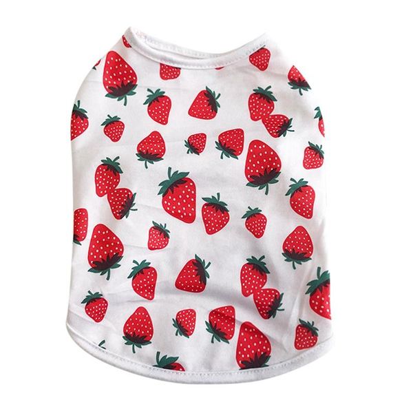 dog strawberry t-shirt lovers summer dog clothes 1pc fruits printed xs-xl pet clothes pet supplies
dog strawberry t-shirt lovers summer dog clothes 1pc fruits printed xs-xl pet clothes pet supplies