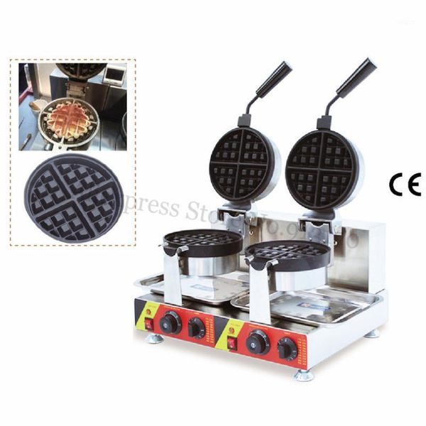 electric waffle making machine stainless steel double heads snack waffle maker 220v 110v ce 6561
electric waffle making machine stainless steel double heads snack waffle maker 220v 110v ce 6561