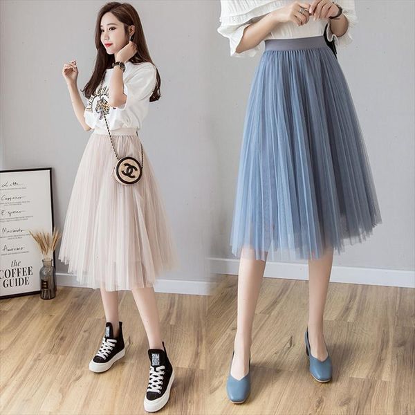 tulle skirt women 2021 summer a line midi skirts elastic high waist tutu pleated skirts for school girl korean e9525, Black
tulle skirt women 2021 summer a line midi skirts elastic high waist tutu pleated skirts for school girl korean e9525, Black