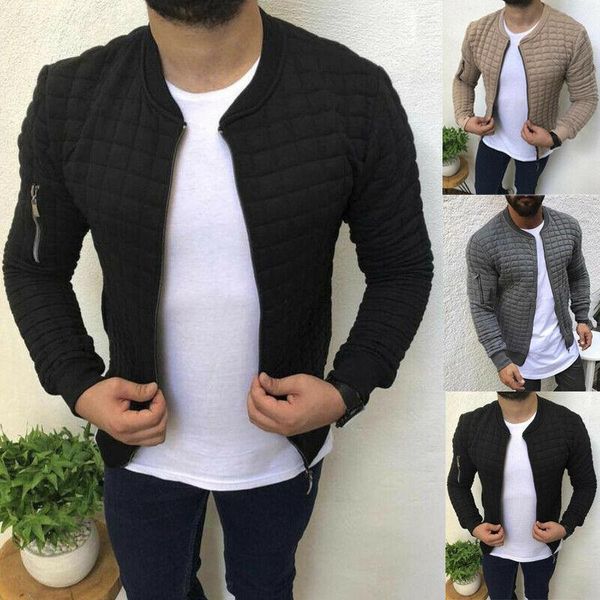 men's jackets fashion zipper cotton jacket coat winter warm solid lattice casual outwear m-3xl, Black;brown
men's jackets fashion zipper cotton jacket coat winter warm solid lattice casual outwear m-3xl, Black;brown