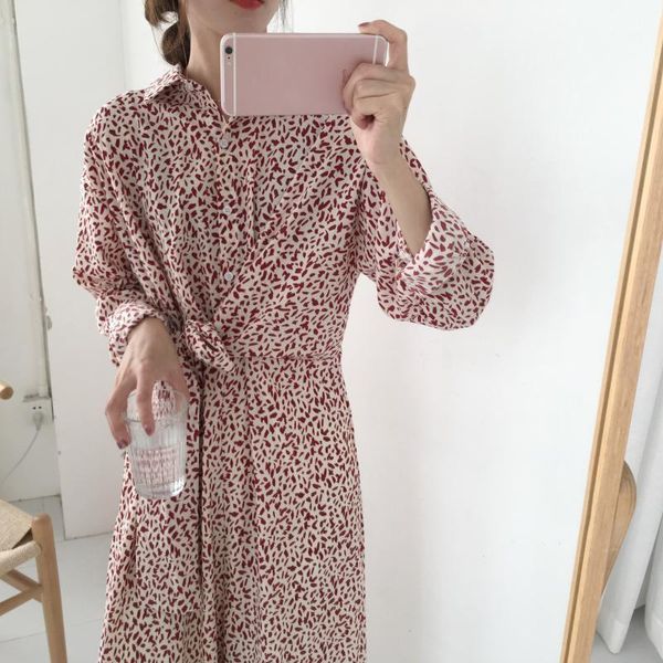 2019 fashion women floral print shirt dress vintage v neck solid robe maxi dress elegant belt long sleeve chiffon1, Black;gray
2019 fashion women floral print shirt dress vintage v neck solid robe maxi dress elegant belt long sleeve chiffon1, Black;gray