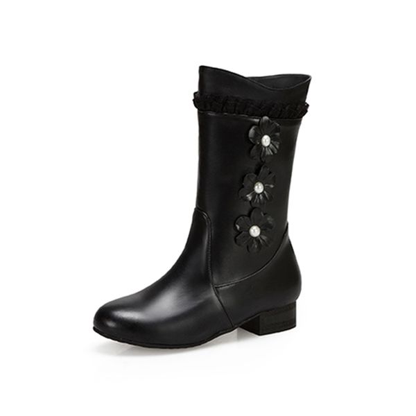 2021 новый стиль сладкий комфортабельный круглый цвет ноги mid-calf модный цветок с бисером молния низкий каблук толстые ботинки женские раз, Black
2021 новый стиль сладкий комфортабельный круглый цвет ноги mid-calf модный цветок с бисером молния низкий каблук толстые ботинки женские раз, Black