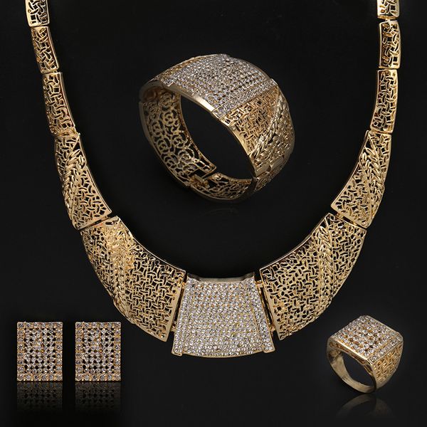 fani dubai gold mysterious charming necklace earrings bracelet ring jewelry set fashion españa wedding woman costume jewelry set, Silver
fani dubai gold mysterious charming necklace earrings bracelet ring jewelry set fashion españa wedding woman costume jewelry set, Silver