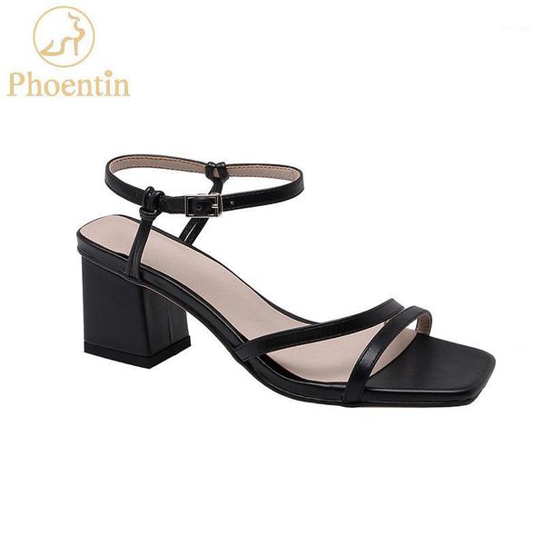 phoentin 2021 women summer shoes block heels narrow band squre toe classic buckle sandals black plus size ft6841
phoentin 2021 women summer shoes block heels narrow band squre toe classic buckle sandals black plus size ft6841