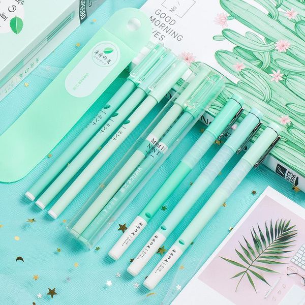 gel pens coloffice creative loverly sakura flower mint green series simple fresh needle pull cap handbook diy pen students school suplies1
gel pens coloffice creative loverly sakura flower mint green series simple fresh needle pull cap handbook diy pen students school suplies1
