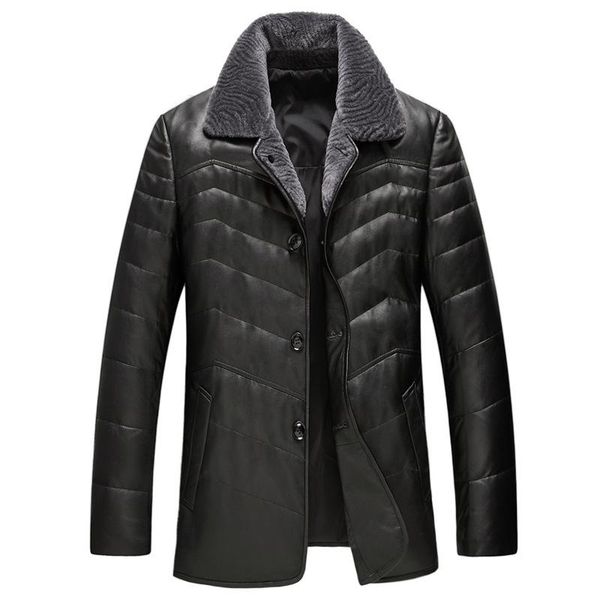women's leather & faux 100% men's genuine jacket men winter real sheepskin coats casacos masculino gsj8328b lxr46, Black
women's leather & faux 100% men's genuine jacket men winter real sheepskin coats casacos masculino gsj8328b lxr46, Black