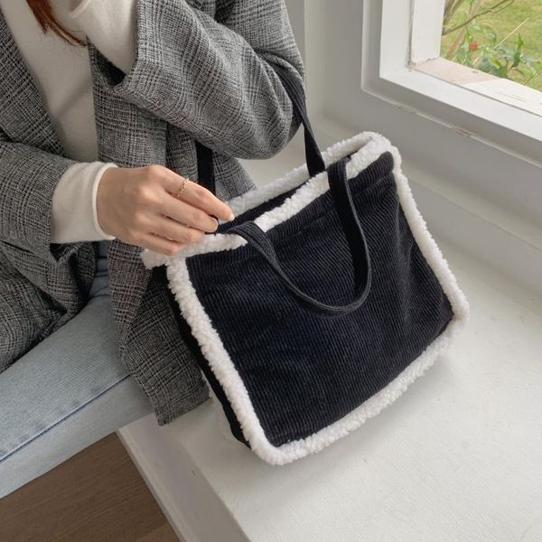 cross body casual corduroy large totes women handbags soft plush lady shoulder bags faux fur shopper bag female big purses winter sac 2021
cross body casual corduroy large totes women handbags soft plush lady shoulder bags faux fur shopper bag female big purses winter sac 2021