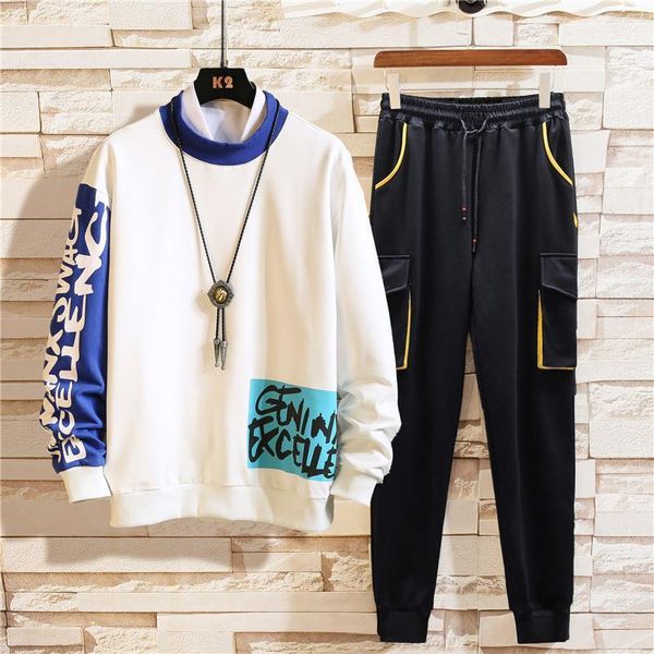 2020 men's sets hiphop hoodies and cropped pant patchwork streetwear spring male suits two piece set casual rap hip-hop clothing1, Gray
2020 men's sets hiphop hoodies and cropped pant patchwork streetwear spring male suits two piece set casual rap hip-hop clothing1, Gray