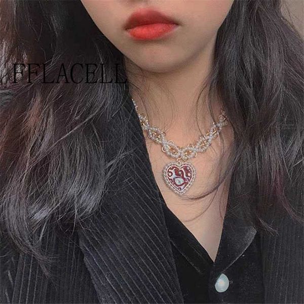 chokers 2021 korean vintage pearl woven peach heart girl necklace for women jewlery, Golden;silver
chokers 2021 korean vintage pearl woven peach heart girl necklace for women jewlery, Golden;silver