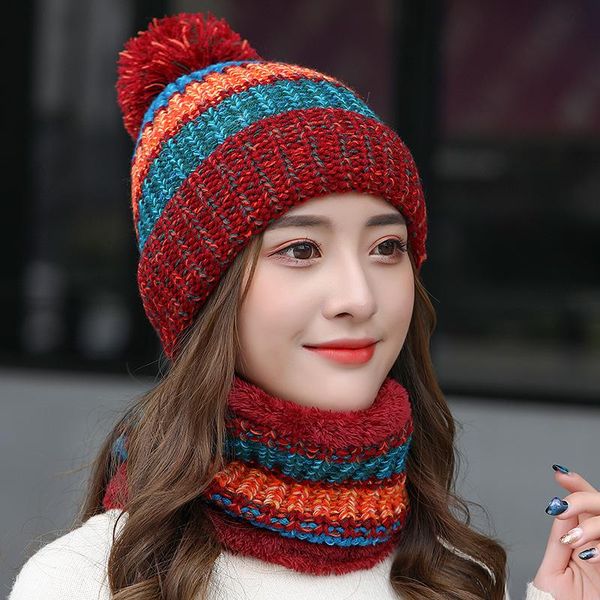 beanies warp knitted stripes knitting hat female han edition lovely hair bulb cap winter plush collar suit
beanies warp knitted stripes knitting hat female han edition lovely hair bulb cap winter plush collar suit