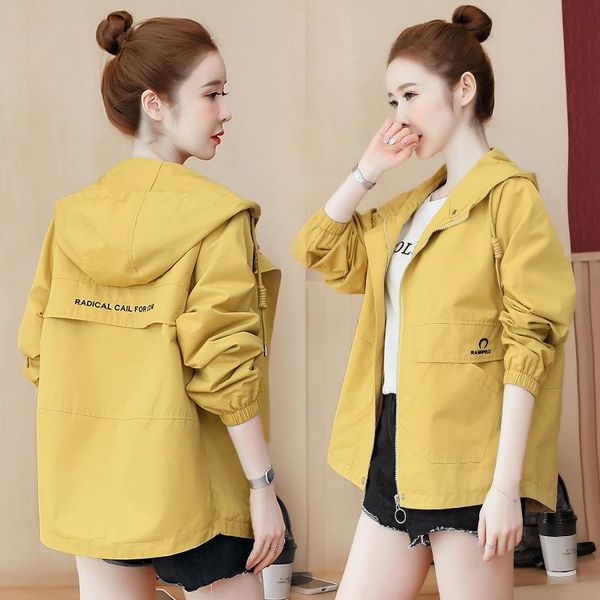 a short coat female spring and autumn 2020 new style korean-style loose fashion women's casual by age short-height hooded jacket, Tan;black
a short coat female spring and autumn 2020 new style korean-style loose fashion women's casual by age short-height hooded jacket, Tan;black