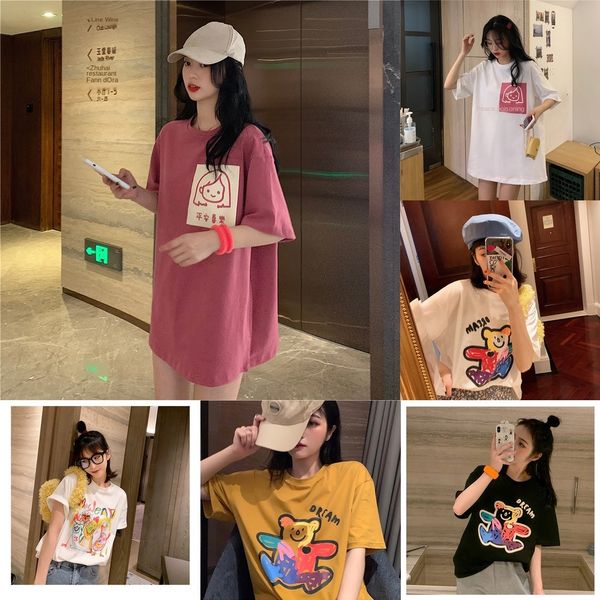 women's coat t-shirt mid-length t-shirt 2020 new summer short-sleeved female student korean style loose half-sleeved ins fashion qhj, White
women's coat t-shirt mid-length t-shirt 2020 new summer short-sleeved female student korean style loose half-sleeved ins fashion qhj, White